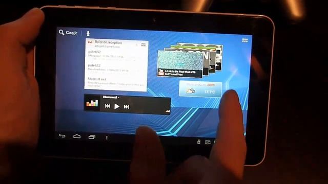 Présentation de la tablette tactile Aurora - Partie 2 : Menu Android 4 et widgets. смотреть онлайн