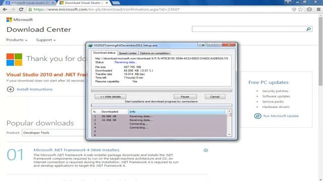 01 of 250 c sharp training Installing Visual Studio 2010 in hindi and urdu by Tutorials in Hindi смотреть онлайн