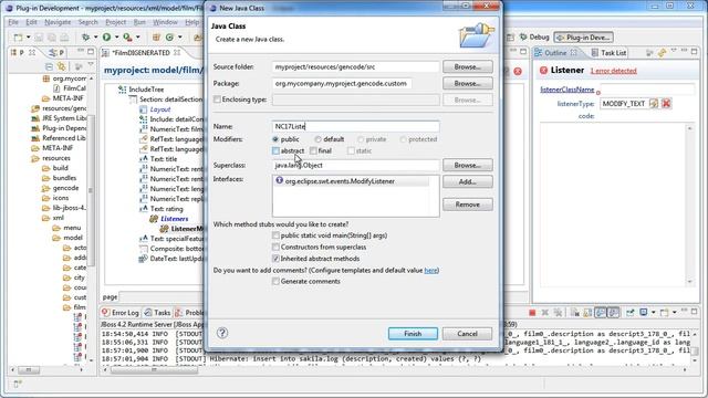 Add Callback (server-side), Listener (UI) and validator(UI) смотреть онлайн