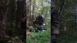 Стрельба из арбалета на 50м, отбор стрел по кучности.