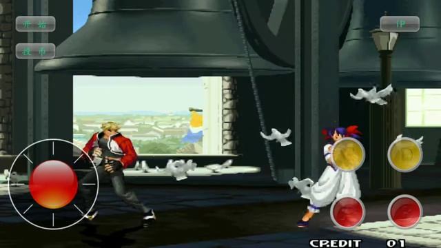 GAROU Mark of the Wolves Emulador Fba4droid Gameplay смотреть онлайн