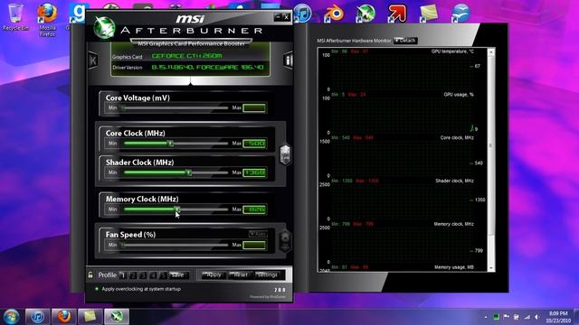 How to overclock videocard with MSI Afterburner смотреть онлайн