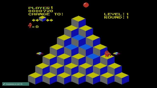 Q*bert 1982 | Первый взгляд. смотреть онлайн
