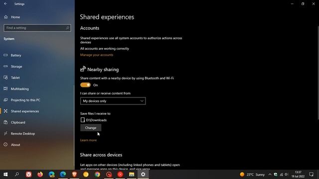 How to use Nearby sharing on Windows 10 or 11 and Microsoft Edge смотреть онлайн
