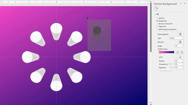 44.PowerPoint 3D Presentation - 8 Step Pillar Infographic with Paint 3D shapes смотреть онлайн