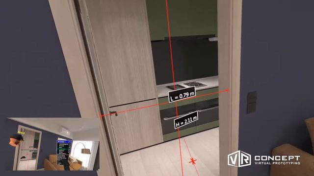 Meet the future interior of your apartament in VR Concep! смотреть онлайн