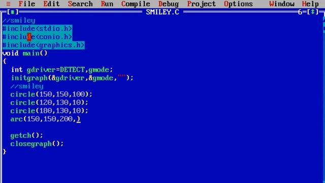 Program Program To Draw Smiley In C (July 2019) Beautiful And Creative смотреть онлайн