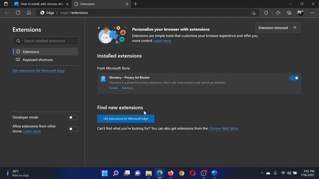 How to install, add, remove, disable Extensions in Microsoft Edge browser смотреть онлайн