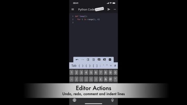 Python CodePad - Mobile Python IDE & Code Editor