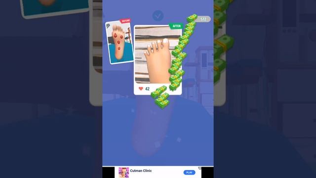 Foot Clinic - ASMR Feet Care - All Levels |Gameplay IOS & Android смотреть онлайн