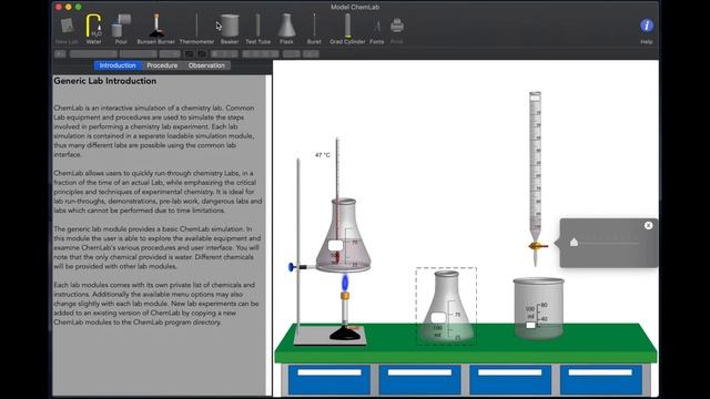 Preview of ChemLab v5 (64 bit) for Mac OS X смотреть онлайн