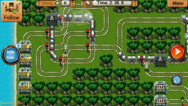 Rail Maze 2 - Train Puzzler - Train Game - Android Gameplay #1000005 смотреть онлайн
