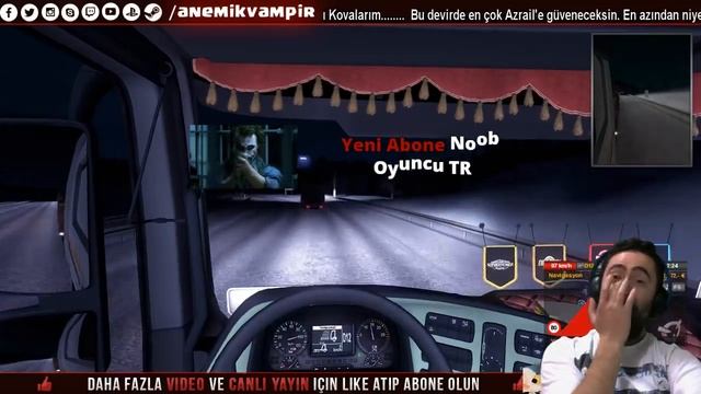 Euro Truck Simulator 2 - Çift Kameradan Canlı Konvoy #59 смотреть онлайн