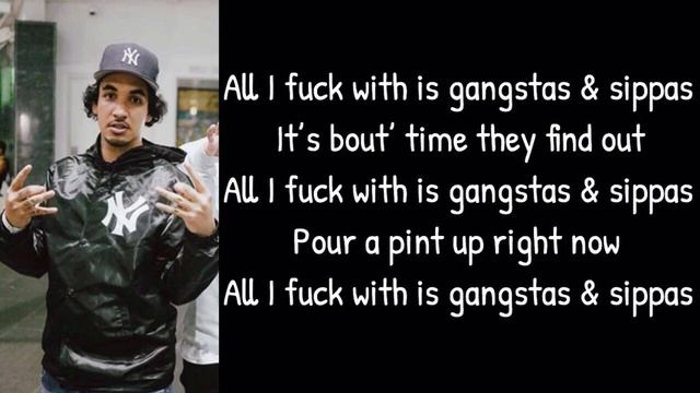 Shoreline Mafia- Gangstas & Sippas ft Q da Fool (lyric video) смотреть онлайн