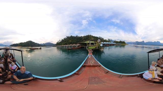 Khao Sok National Park (Thailand) Lake Safari {4K 360 degree immersive video} смотреть онлайн