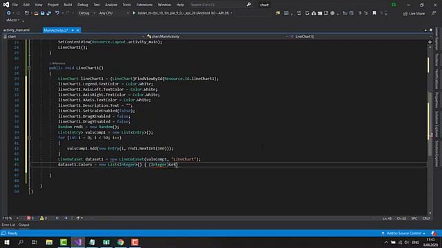 Xamarin Android Real Time Linechart смотреть онлайн