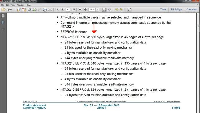 Mifare NTAg 213/215/216 - part1 смотреть онлайн