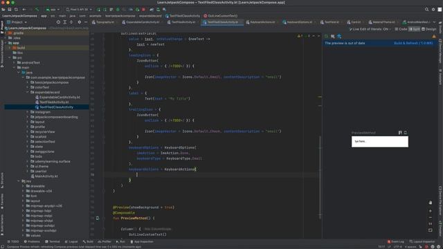 Android Jetpack Compose TextField смотреть онлайн