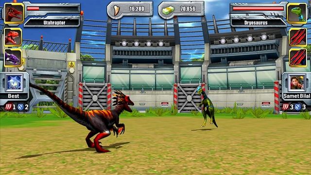 Tyrannosaurus VS Dreadnoughtus - Jurassic Park Builder JURASSIC Tournament Android Gameplay смотреть онлайн