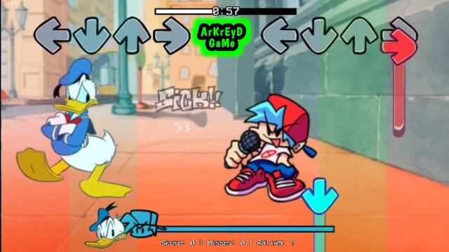 Friday Night Funkin' 🆚 Donald Duck. FNF Mod Donald Duck Full Week. смотреть онлайн