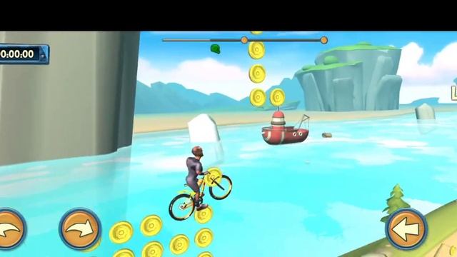 Xtreme Bicycle Stunt Racing Games - Android Gameplay смотреть онлайн