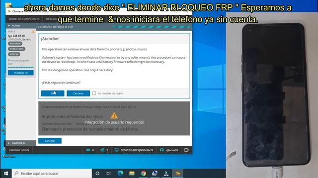 FRP LG K51s - K50S - K41S - K40S - K61 - Q60 // Eliminar Cuentas Google // By Chimera смотреть онлайн