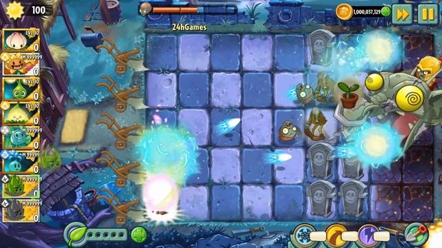 PvZ 2 Mod All GREEN Premium Plants LEVEL 999999 Power-Up vs Dark Ages Final Boss смотреть онлайн