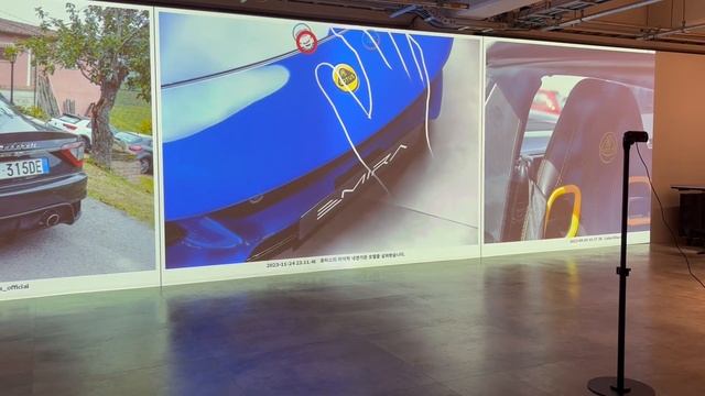 Ultraleap 3Di hand tracking camera & InfinityZoom: browsing Lotus Cars' photos on huge wide screen смотреть онлайн