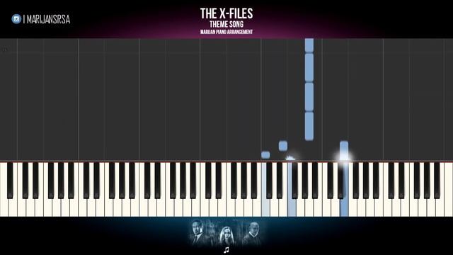 #HalloweenWeek | How To Play: The X-Files - Theme Song | Piano Tutorial смотреть онлайн