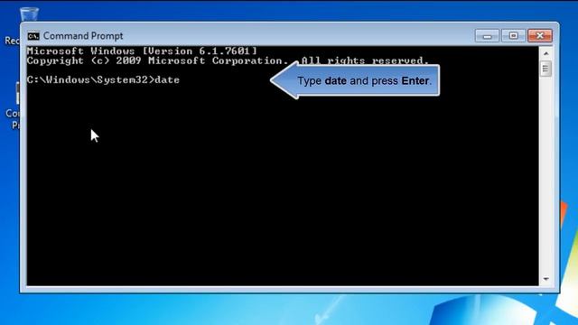 How to display the current date in Command Prompt (MS-DOS) смотреть онлайн