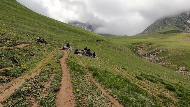 Kashmir Great Lakes 2021 | Gadsar to Satsar camp 12,200 ft | Windows XP wallpaper view смотреть онлайн