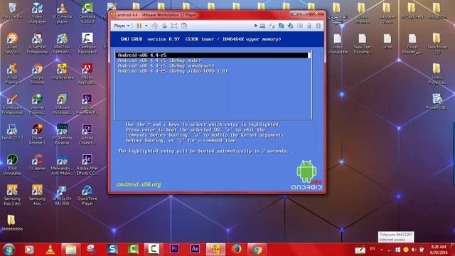 تثبيت نظام الاندرويد على الفيموير بالتفصيل android | vmware | pc | смотреть онлайн