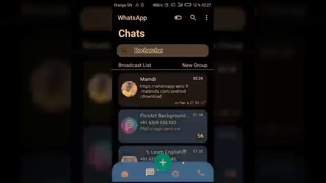 Nouvelle mise à jour WhatsApp Aero v8.22 смотреть онлайн