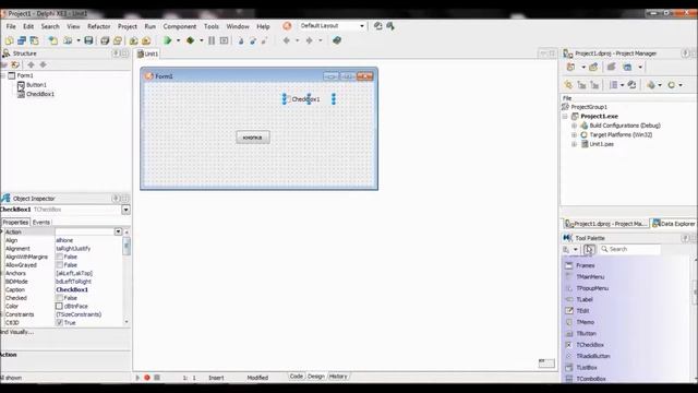 Среда разработки Delphi!!! Урок 1 !! смотреть онлайн