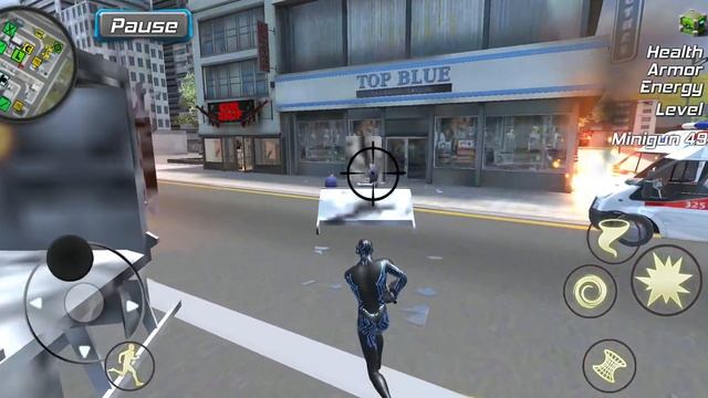 Black Hole Rope Hero Vice Vegas - Ambulance Truck at Train Station - Android Gameplay смотреть онлайн