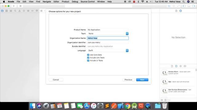 Ch - 1 Lecture 2 : Overview Xcode and Android Studio by Mehul Vasa смотреть онлайн
