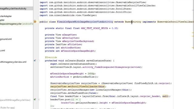 Android FlexibleSpace With ImageRecyclerView смотреть онлайн