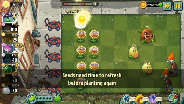 PVZ 2 10.8.1 - pp.dat New Plants Bean Sprout & Cran Jelly Max Power Up Level Mastery 200 смотреть онлайн