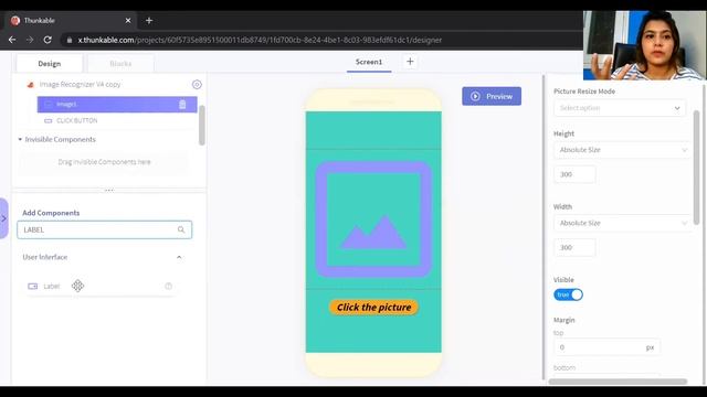 Image Recognition App On Thunkable | Block Based Coding | Learn To Make Apps On Thunkable  |  SWM |
