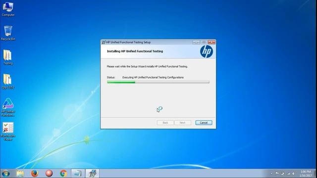 Installation of HP UFT смотреть онлайн