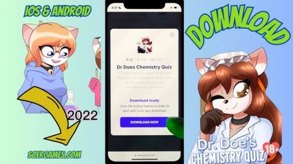 Dr Doe's Chemistry Quiz - Gameplay + to play [iOS/Android]