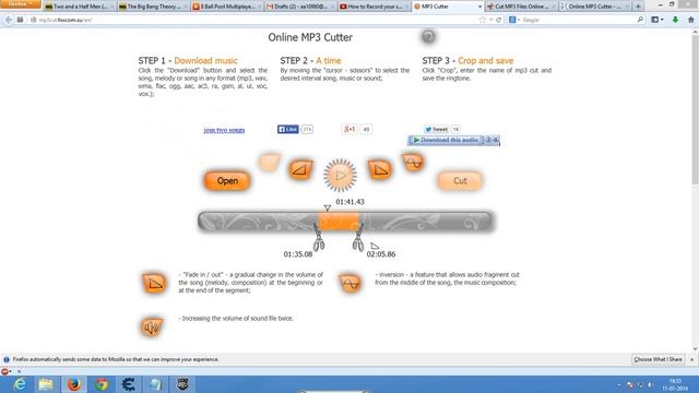 How to Cut Mp3 Fast Easy Simple And ONLINE смотреть онлайн