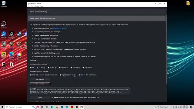 How to Import Your Gear into Fribbels - Epic Seven(2022) смотреть онлайн