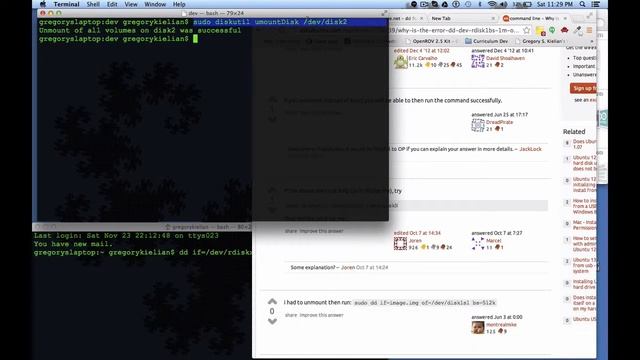 Raspberry Pi: Writing from an .img to an SD using 'dd' смотреть онлайн
