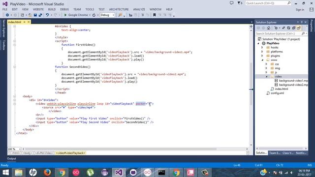 Phonegap Tutorials - How to Play full screen video using html5 for phonegap смотреть онлайн