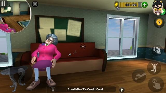 Scary Teacher 3D - Francis and his Girlfriend Laugh Miss T Sleeping (Android/iOS) смотреть онлайн