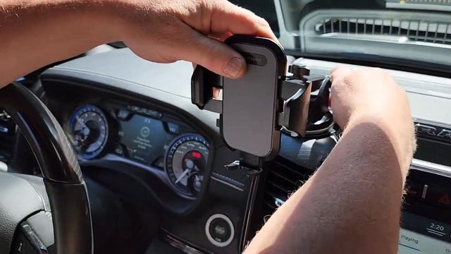 Vicseed car mount holder for my new Samsung S22 Ultra Android👍👌 смотреть онлайн