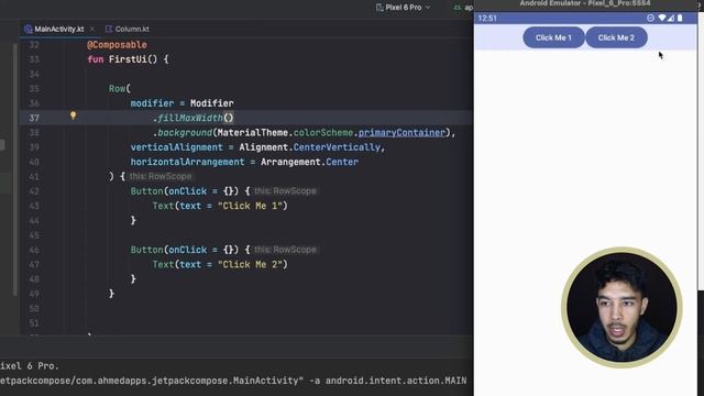 Jetpack Compose - Column, Row, Box & Sizing #2 смотреть онлайн