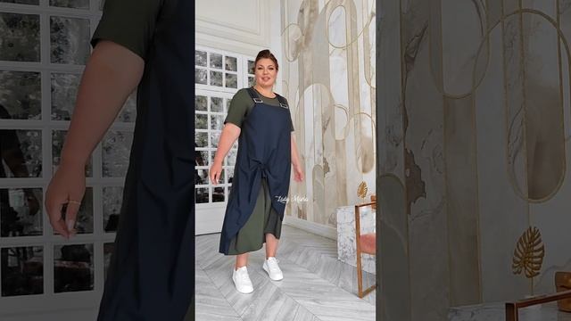 Платье сарафан обманка расклешенное смотреть онлайн