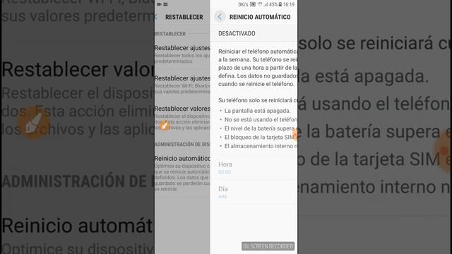 Restablecer Ajustes a Fábrica (Hard Reset). Samsung. Android 7, Nougat. смотреть онлайн